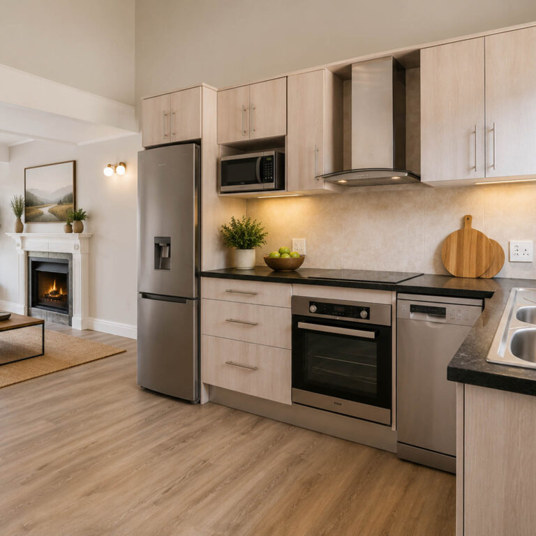 Modern kitchen in retirement village sedgefield